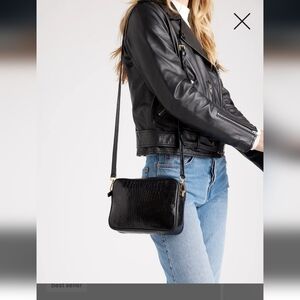 Quince Italian Leather Crossbody Bag